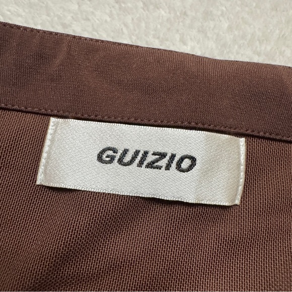 Danielle Guizio sz S Daye Mini Dress Stretch in Chocolate Brown - Picture 6 of 11